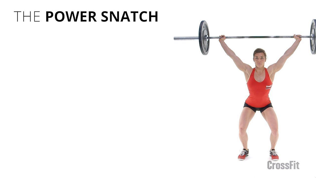 Snatch requires excellent coordination and balance to execute correctly. (Pic via CrossFit/Youtube)